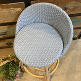 Tobias Low Back Counter Stool OUTDOOR 17d31.5h