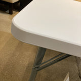 Folding Rectangular Plastic Table OUTDOOR 59w29d19h