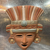 Aztec Mayan Ceramic Clay Mask Wall Art ART WORK 16x16