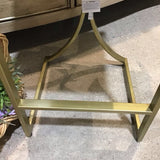 Natalya Faux Leather Backless Counter Stool BAR/COUNTER STOOL Gold 14w14d25.5h