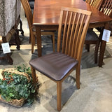 Skovby Traditional Slat Back DINING CHAIRS 18w18d37h