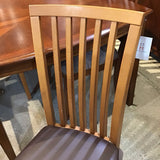 Skovby Traditional Slat Back DINING CHAIRS 18w18d37h