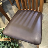 Skovby Traditional Slat Back DINING CHAIRS 18w18d37h