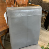Polished Vegan Leather DINING CHAIRS Grey 18Wx21Dx39H
