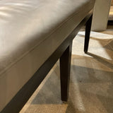 Holly Hunt Christian Liagre Leather Banquette BENCH 47w19d32h