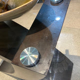 Modern Zola Oval DINING TABLE 72w42d30h