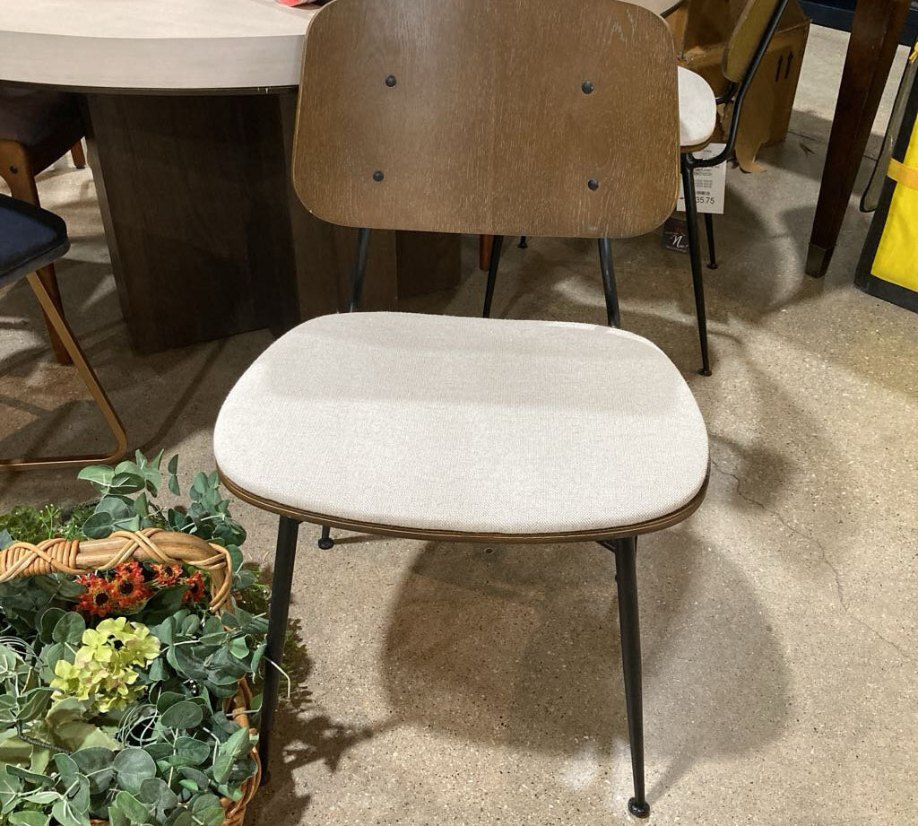 Four Hands Jared DINING CHAIRS Oak/Linen 20w21d32h