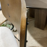 Four Hands Jared DINING CHAIRS Oak/Linen 20w21d32h