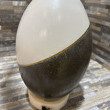 Uttermost Tanali Honed Charcoal Concrete & Marble w/ Drum Shade TABLE LAMP 15d29h