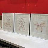 Stupell Industries 3pc Set Framed Ballerina Theme Framed Prints ART WORK 16x21