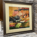 Custom Framed Modern Abstract Print ART WORK 31Wx31H