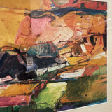 Custom Framed Modern Abstract Print ART WORK 31Wx31H