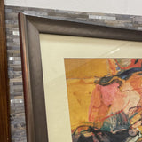 Custom Framed Modern Abstract Print ART WORK 31Wx31H