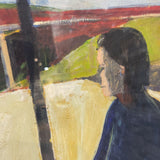 Woman in Profile By Richard Diebenkorn 1958 Print ART WORK 22Wx24H