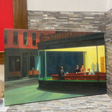 Edward Hopper Nighthawks 1942 Print on Canvas ART WORK 40Wx26H