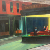 Edward Hopper Nighthawks 1942 Print on Canvas ART WORK 40Wx26H