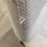 CB2 Avont White Performance Fabric DINING CHAIRS 21w22d31h