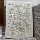 Monochromatic Applied Texture to Cotton Canvas ART WORK 30Wx40H