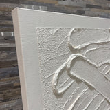 Hand Embellished Modern Abstract on Canvas ART WORK 24Wx24H