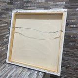 Hand Embellished Modern Abstract on Canvas ART WORK 24Wx24H