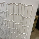 Monochromatic Applied Texture to Cotton Canvas ART WORK 36Wx48H