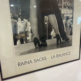 1980 Raina Sacks "La Balance" Poster Print ART WORK 20Wx28H