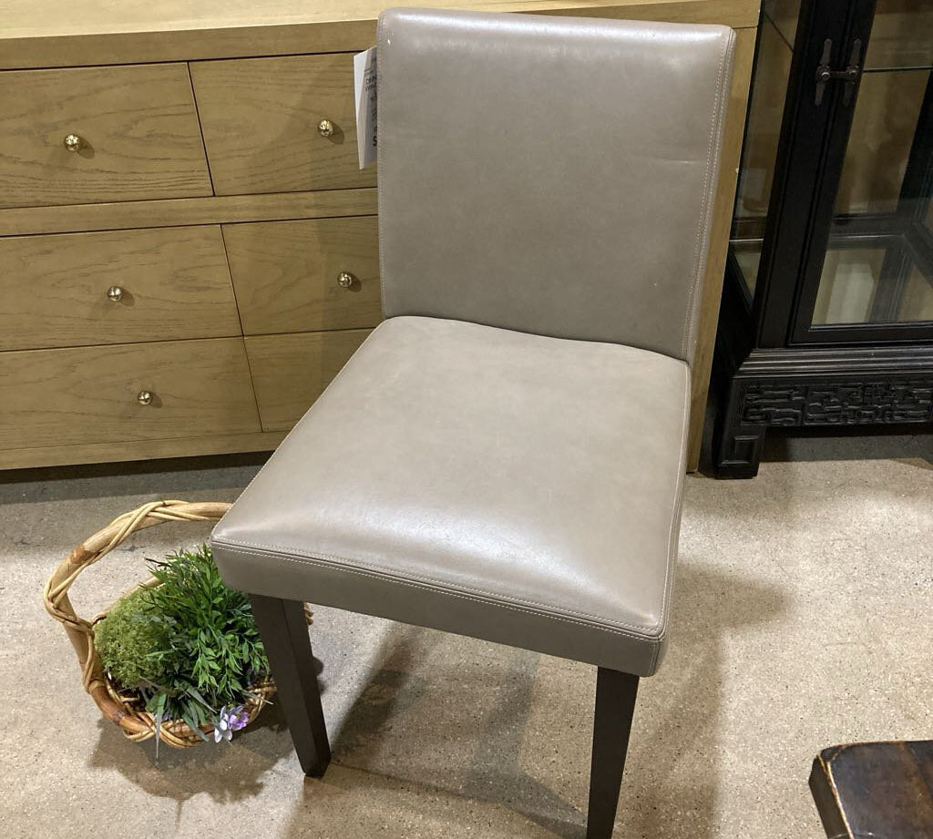 West Elm Porter Leather DINING CHAIRS 19.5w21d34h