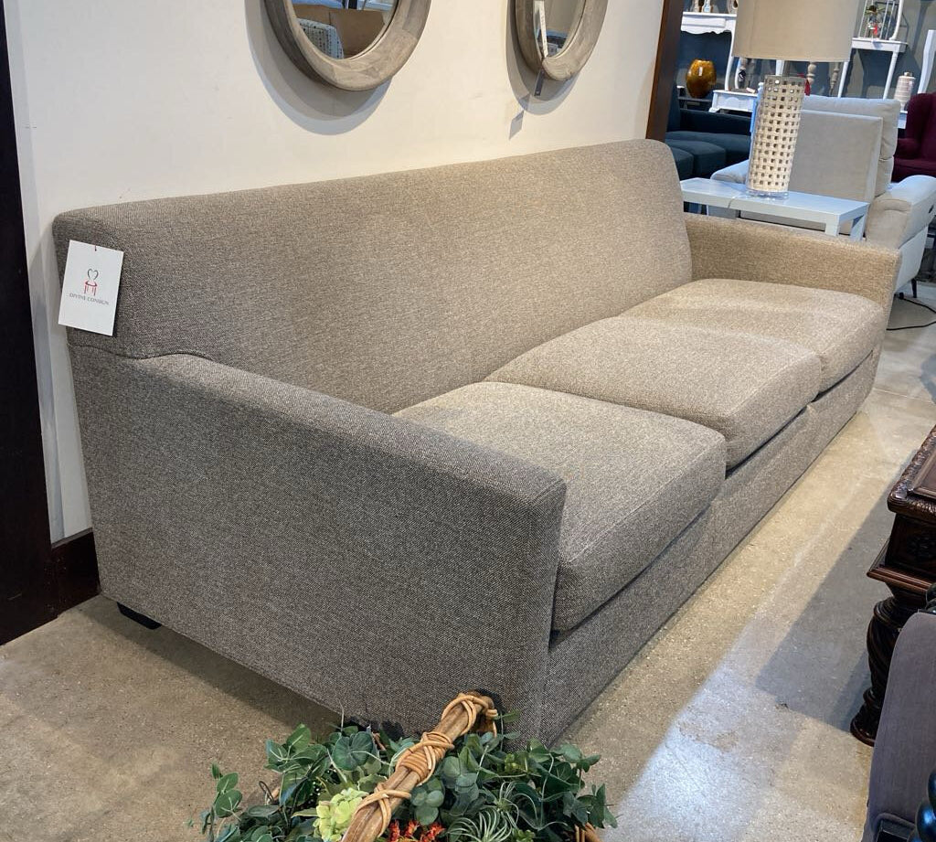 Mitchell Gold & Bob Williams Custom Performance Fabric Track Arm SOFA 102w41d33h