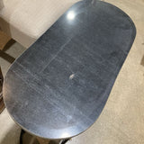 Bloomhome Roxy Leather Magazine Table SIDE TABLE 22w9.5d23.5h
