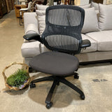 Knoll Generation Ergonomic Task Chair OFFICE CHAIRS Gray/Black 28.5w26d40h