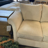 Walter E Smithe Riley Chenille Chenille 3-Seat SOFA Ivory 78Wx35Dx28H