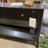 Lark 3-Drawer CONSOLE TABLE Black 65w15d32h