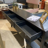 Lark 3-Drawer CONSOLE TABLE Black 65w15d32h