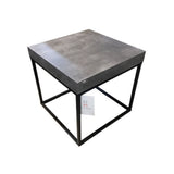 Petra Square Concrete END/SIDE TABLE 22w22d21h