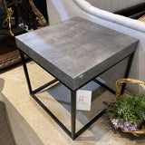 Petra Square Concrete END/SIDE TABLE 22w22d21h