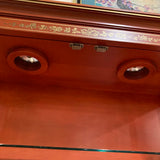 Illuminated French Empire Curio CABINET 41w15d87h