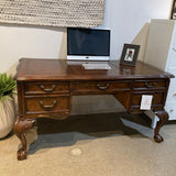 Sligh Vintage Ellis Execute Mahogany Desk DESKS 60w30d30h