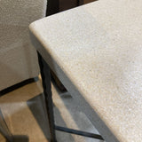 Summer Classics Italia Stone & Wrought Iron END/SIDE TABLE 18w18d22h