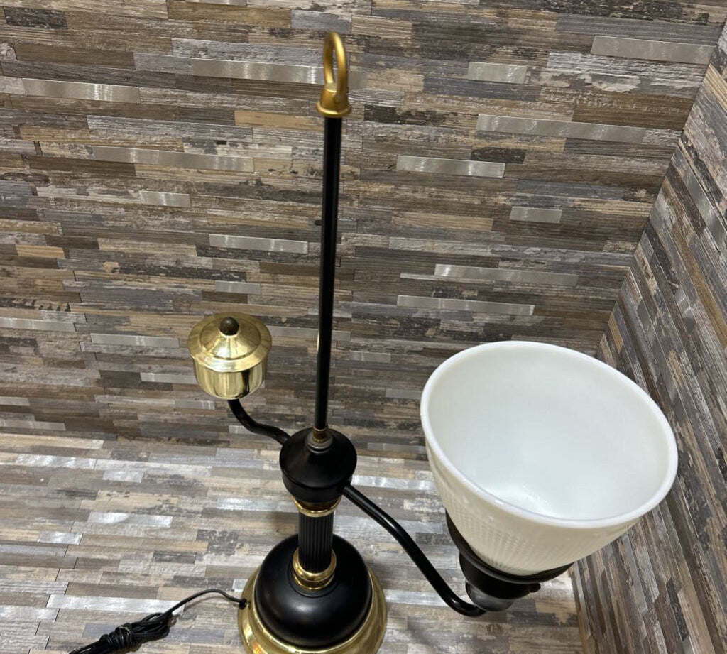 Vintage Toleware Student Lamp TABLE LAMP 14w6d25h