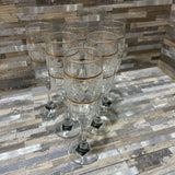 6pc Set Duchess Etched Champagne Flutes ACCESSORIES 2d8h