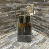 Decorative Use Glass Holder Set GIFT 5w2.5d11.5h