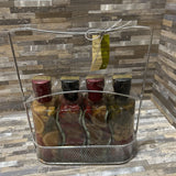 Decorative Use Glass Holder Set GIFT 10w3.5d12h