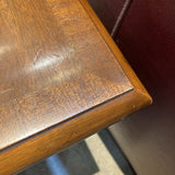Vintage Pedestal Wood Table SIDE TABLE 20w20d17h