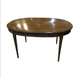 Drexel Oval Mid-Century w/ Three 12" Leaves DINING TABLE 56w40d30h