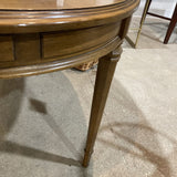 Drexel Oval Mid-Century w/ Three 12" Leaves DINING TABLE 56w40d30h