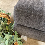 Nomad Plus OTTOMANS Charcoal 25wX25dX16.5h
