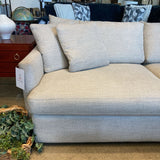 Crate & Barrel Lounge Classic w/ Ottoman SOFA 92w44d28h