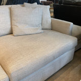 Crate & Barrel Lounge Classic w/ Ottoman SOFA 92w44d28h