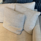 Crate & Barrel Lounge Classic w/ Ottoman SOFA 92w44d28h