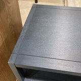 Lark 2-Drawer NIGHTSTAND Navy/Gold 28w17d26h